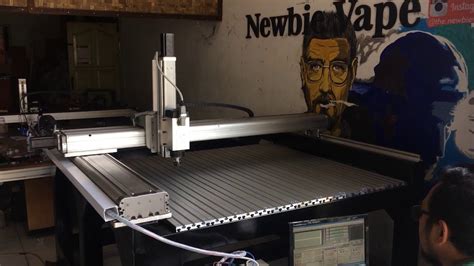 First move DIY 3 axis CNC machine 120120 granite .